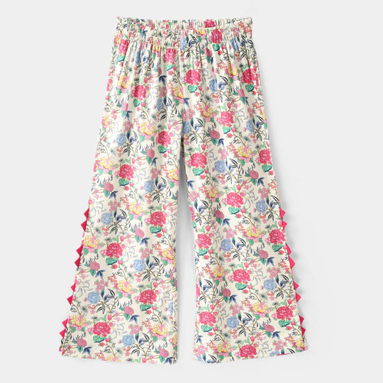 Girls Cotton Printed 2Pcs Flora - Multi