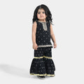 Infant Girls Jacquard 2-Piece Set - Black