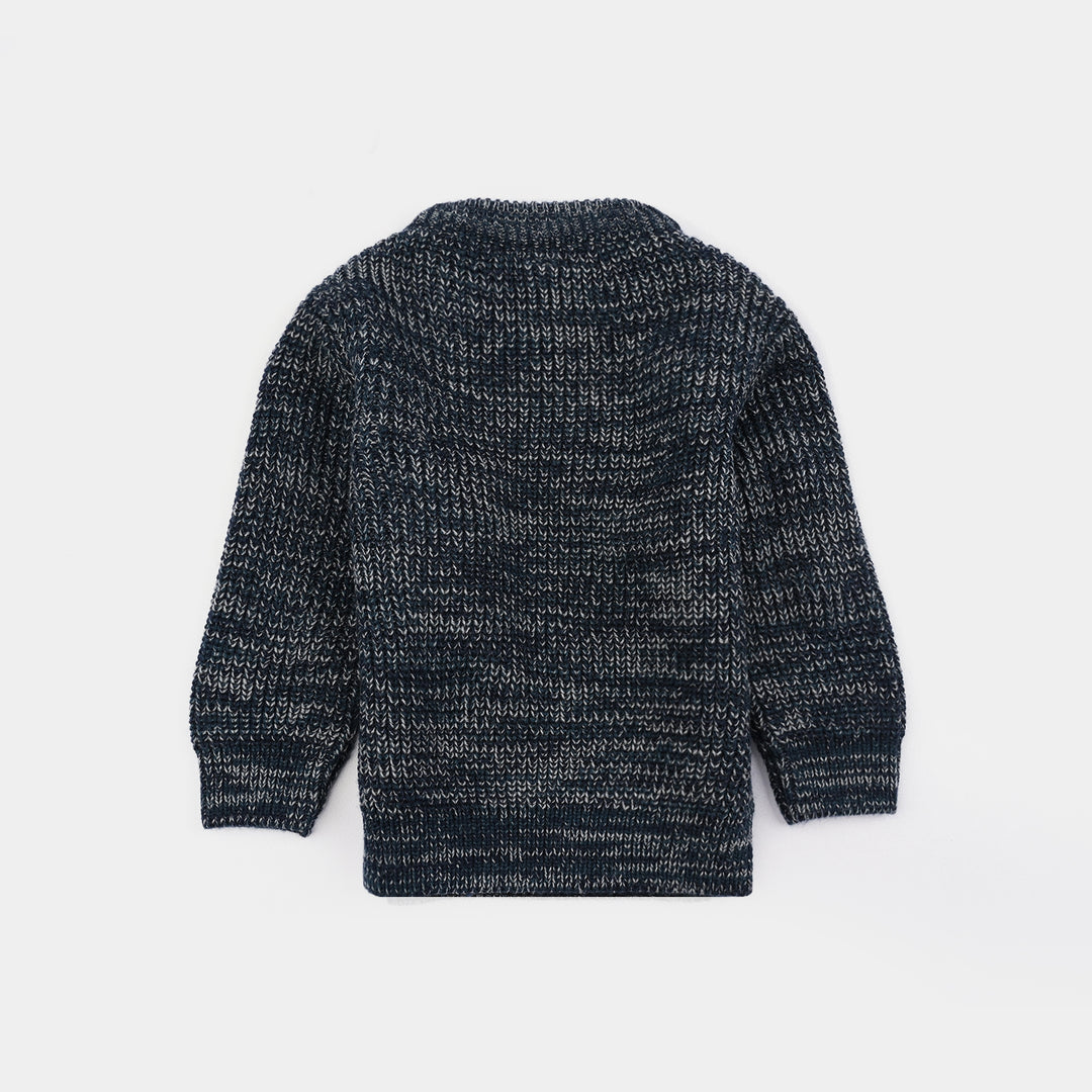 Infant Boys Acrylic sweater - Star-NAVY