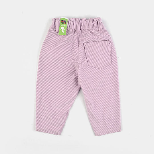 Infant Girls Corduroy Pant Cone-Pink