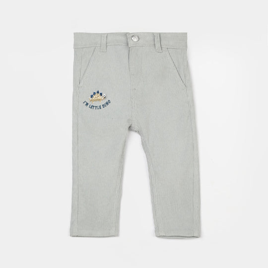 Infant Boys Corduroy Pant Little Dino-GREY