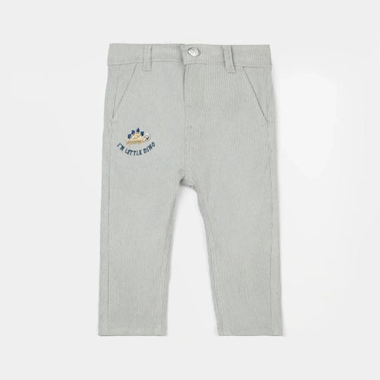 Infant Boys Corduroy Pant Little Dino-GREY