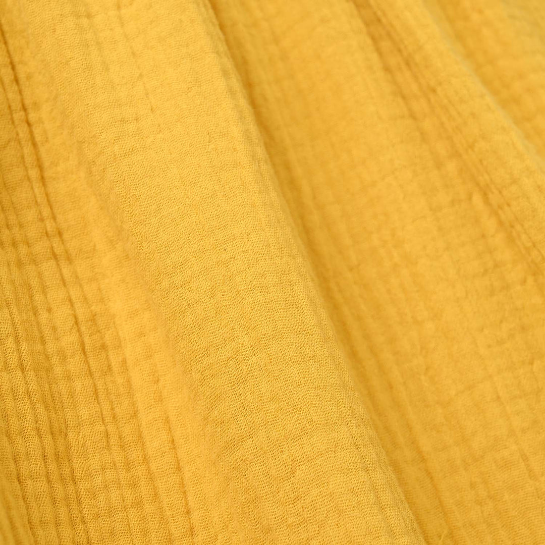 Girls Cotton Casual Frock (Sunny) - Yellow