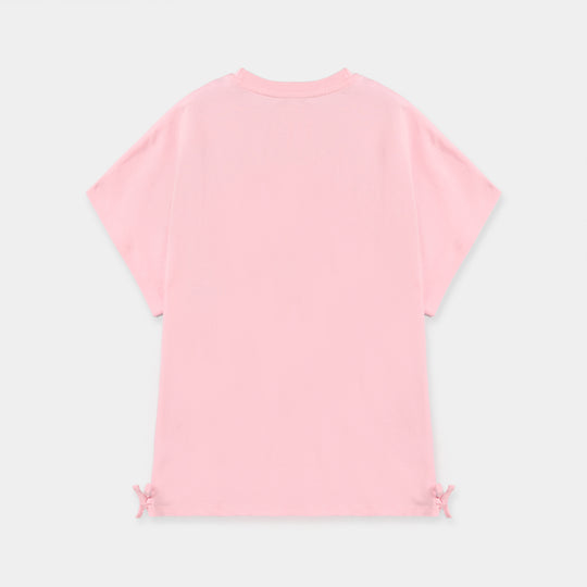 Girls Cotton Jersey T-Shirt - Pink