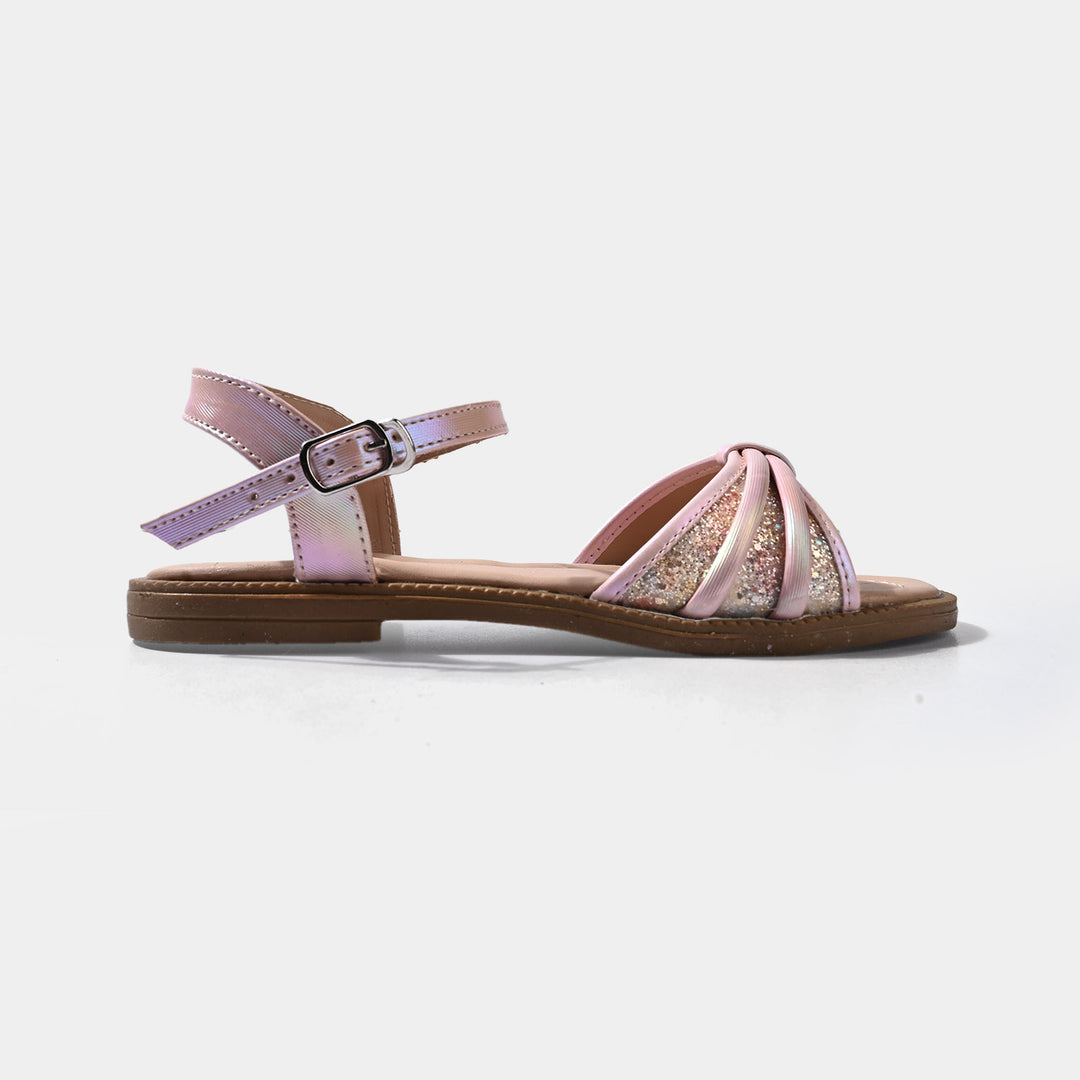 Girls Sandal 222-2-Peach