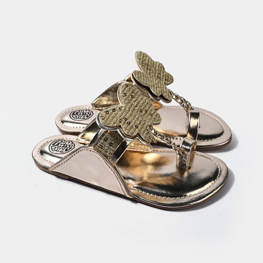 Girls Kolhapuri MT-06-GOLDEN