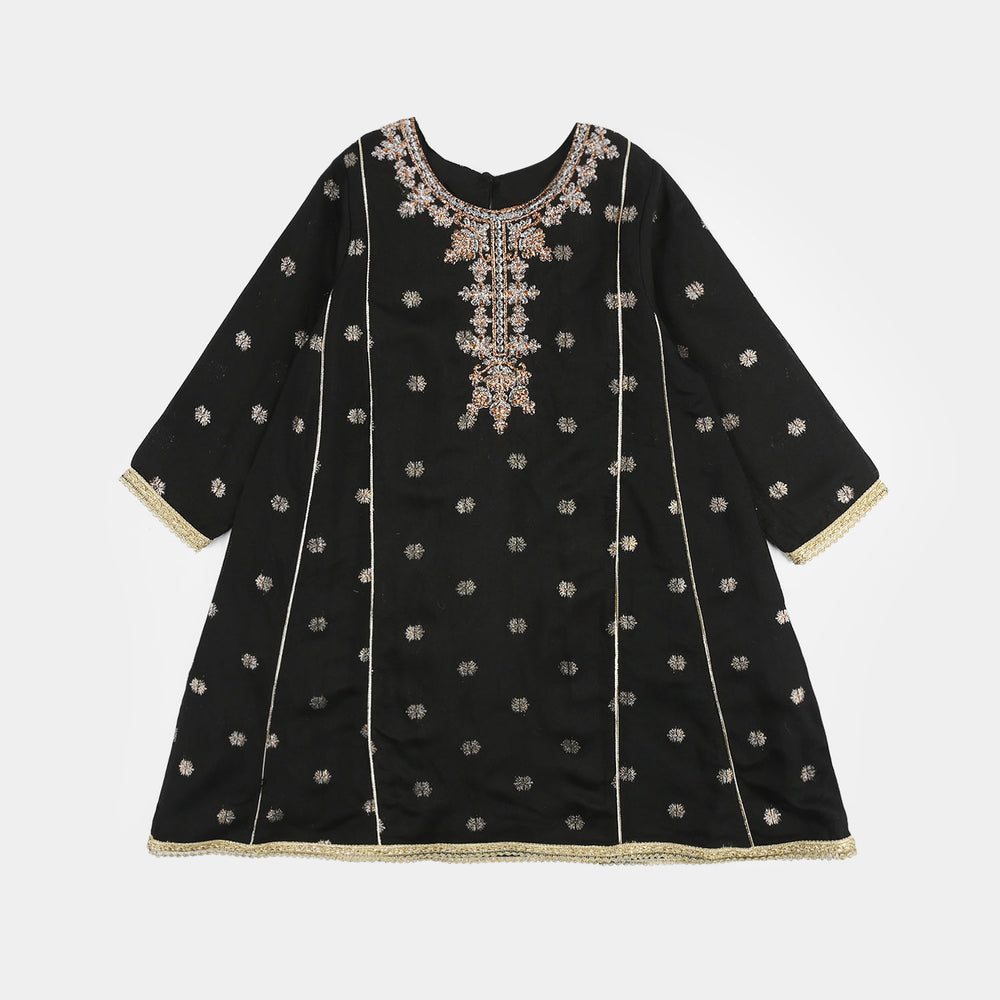 Teens Girls Jacquard 3-Piece Set (Jewel) - Black