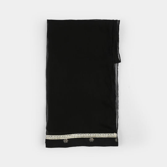 Teens Girls Jacquard 3-Piece Set (Jewel) - Black