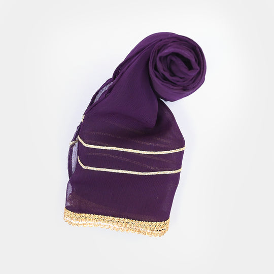 Teens Girls Chiffon 3Pcs - Purple