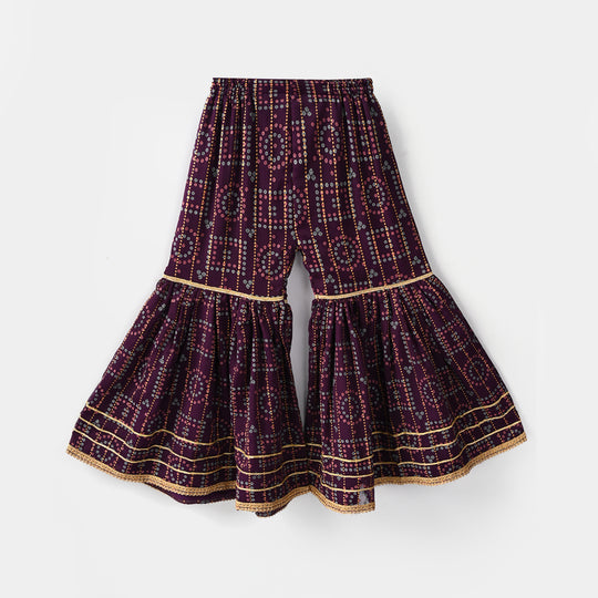 Teens Girls Chiffon 3Pcs - Purple