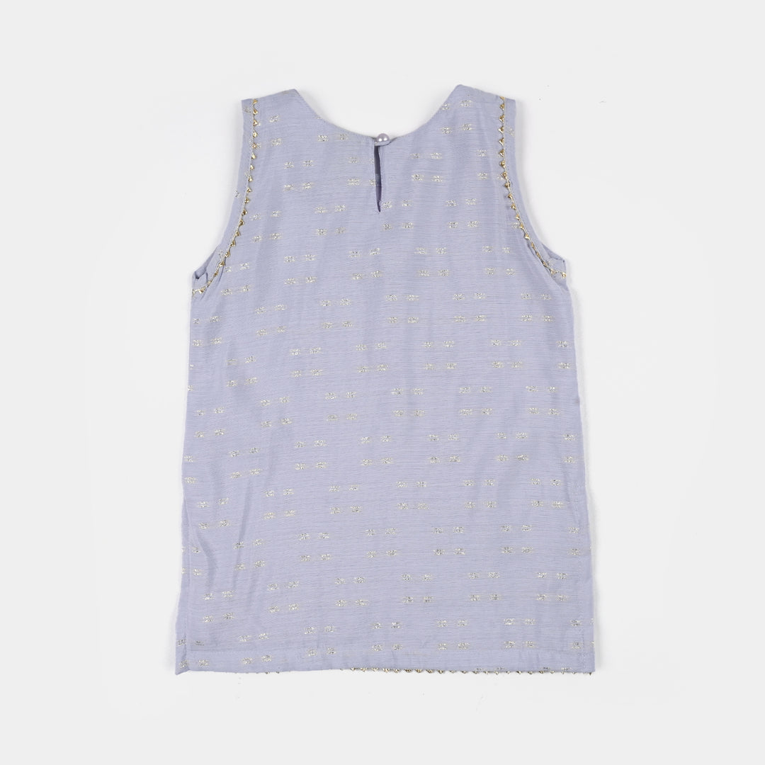 Infant Girls Jacquard 2-Pc Set (Gota Rani) - Lilac