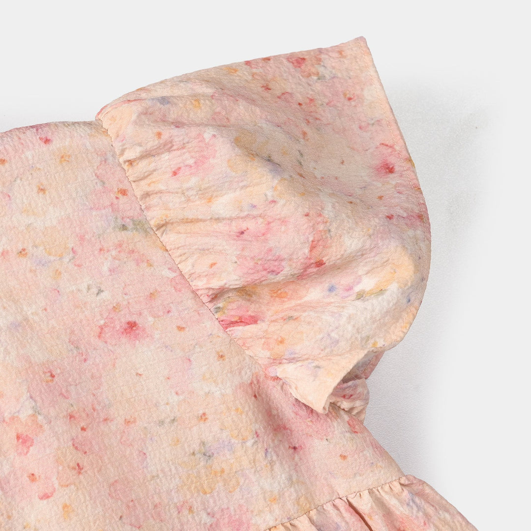 Girls Cotton CO-Ord Set - Multi