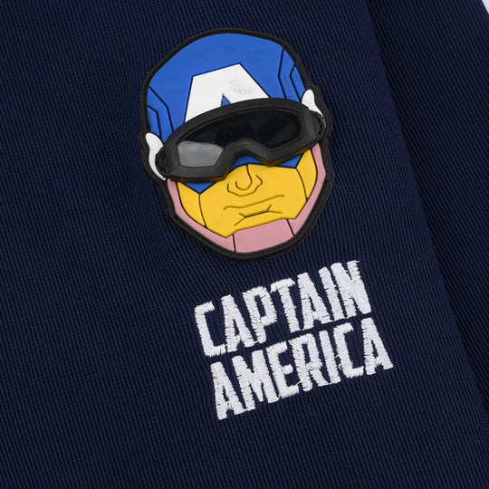 Boys Jacquard Sweatshirt-BLUE