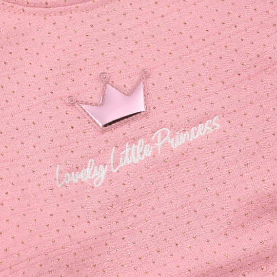 Infant Girls Jacquard Sweatshirt Lovely-Pink