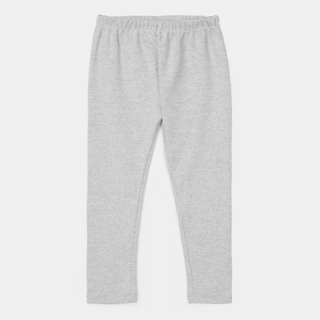 Girls Rib TIGHTS HEATHER-GREY