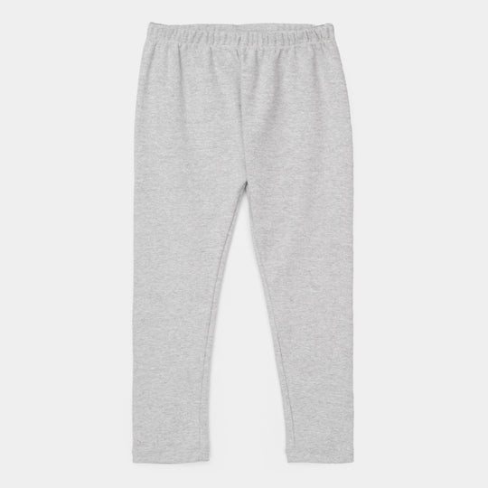 Girls Rib TIGHTS HEATHER-GREY