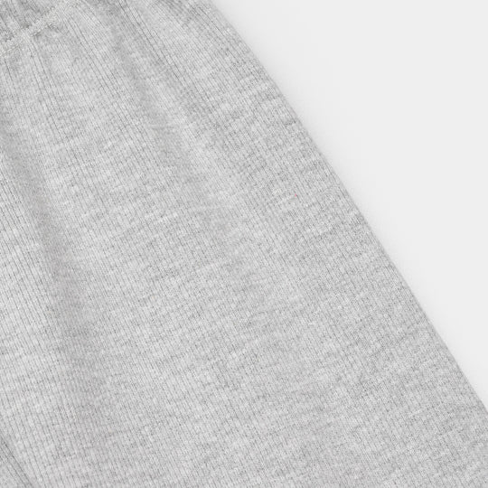 Girls Rib TIGHTS HEATHER-GREY