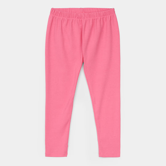 Girls Rib Tights-Pink