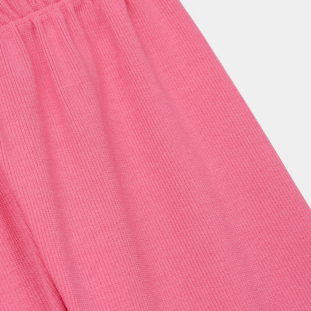 Girls Rib Tights-Pink
