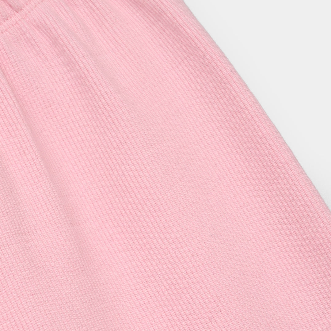 Girls Rib TIGHTS-CANDY Pink