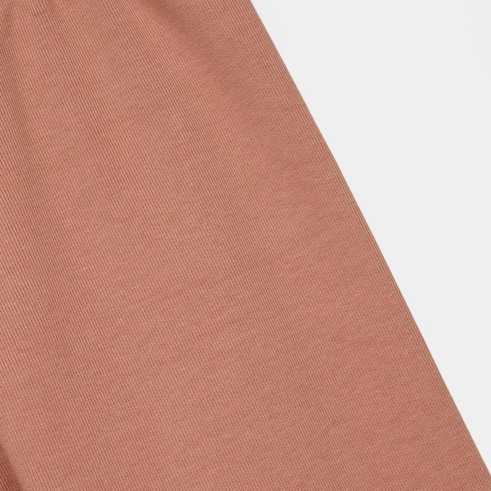 Girls Rib Knit Tights – Brown