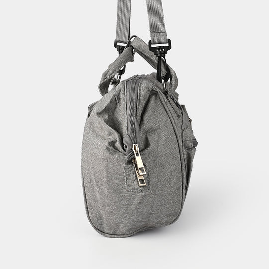 Premium Multifunction Mother Bag – Grey