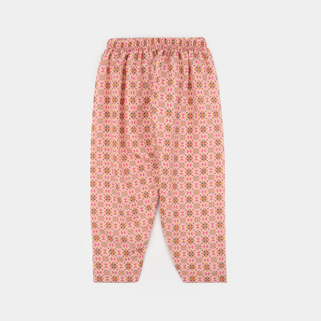 Teens Girls Polyester Printed 2Pcs -Multi