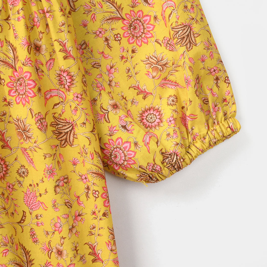 Girls Cotton Printed 2Pcs - Multi