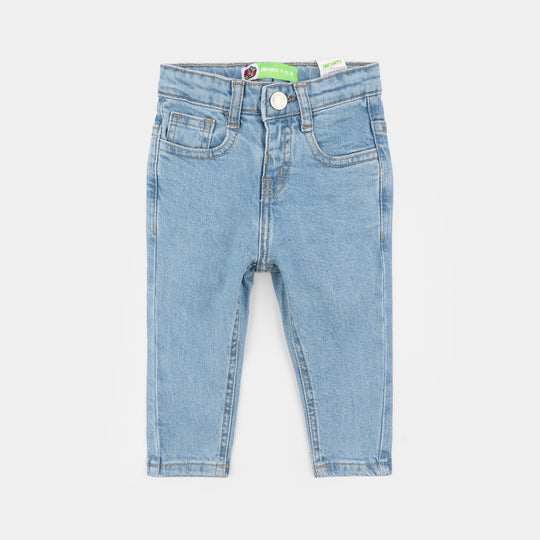 Infant Boys Denim Viscose Pant Basic-Light Blue