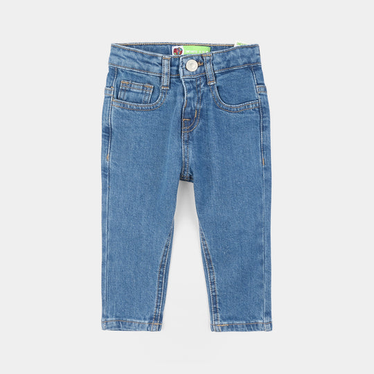 Infant Boys Denim Viscose Pant Basic-Mid Blue