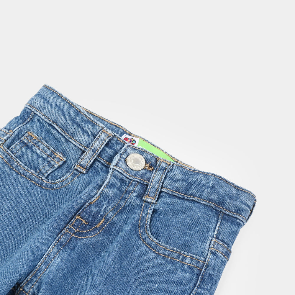 Infant Boys Denim Viscose Pant Basic-Mid Blue