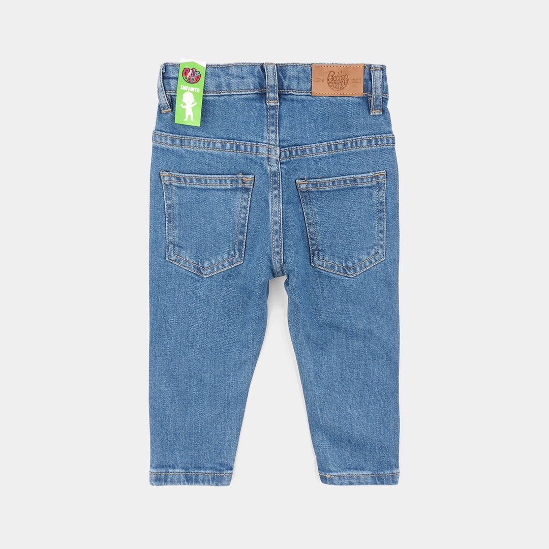 Infant Boys Denim Viscose Pant Basic-Mid Blue