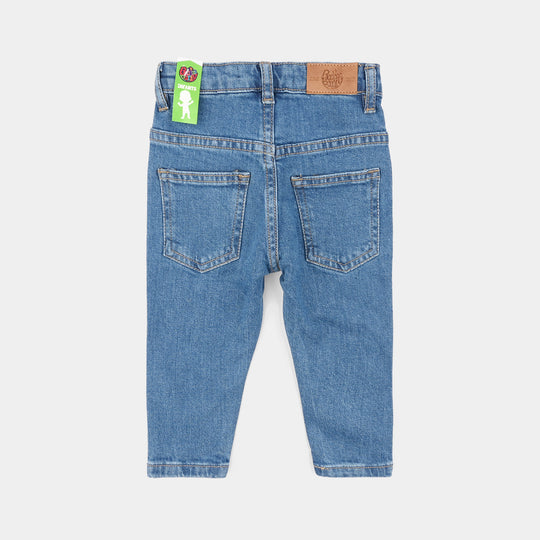 Infant Boys Denim Viscose Pant Basic-Mid Blue