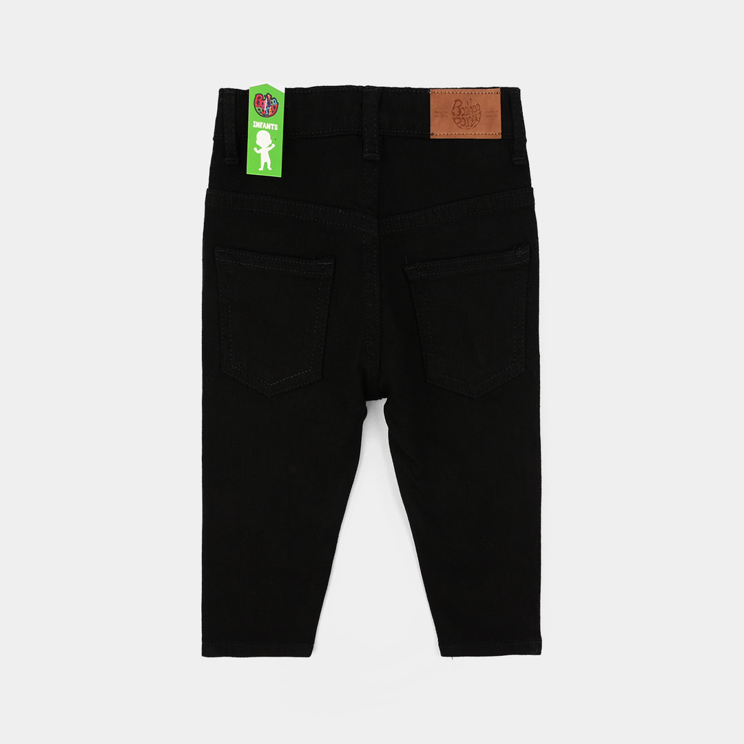 Infant Boys Denim Viscose Pant Basic-BLACK