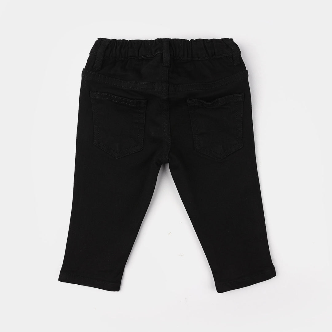 Infant Boys Denim Viscose Pants (Roar) - Black