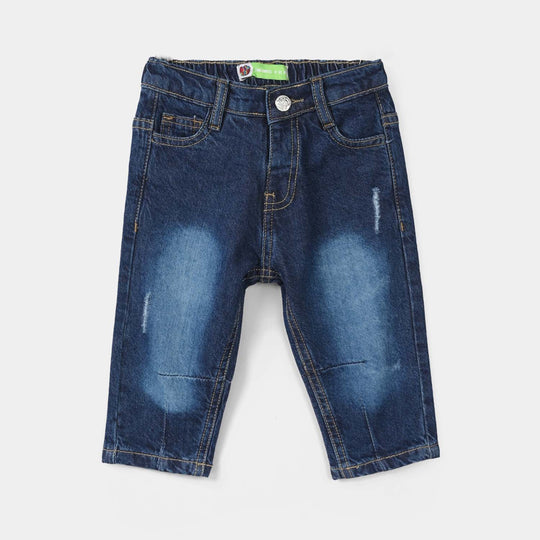 Infant Boys Denim Viscose Pant RIPPED BLUE-D.Blue