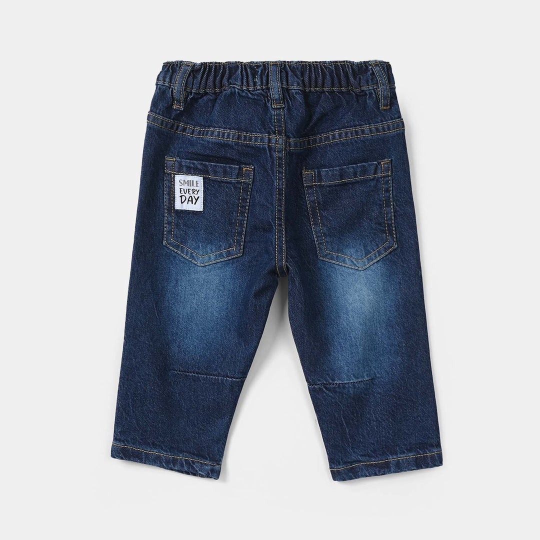Infant Boys Denim Viscose Pant RIPPED BLUE-D.Blue