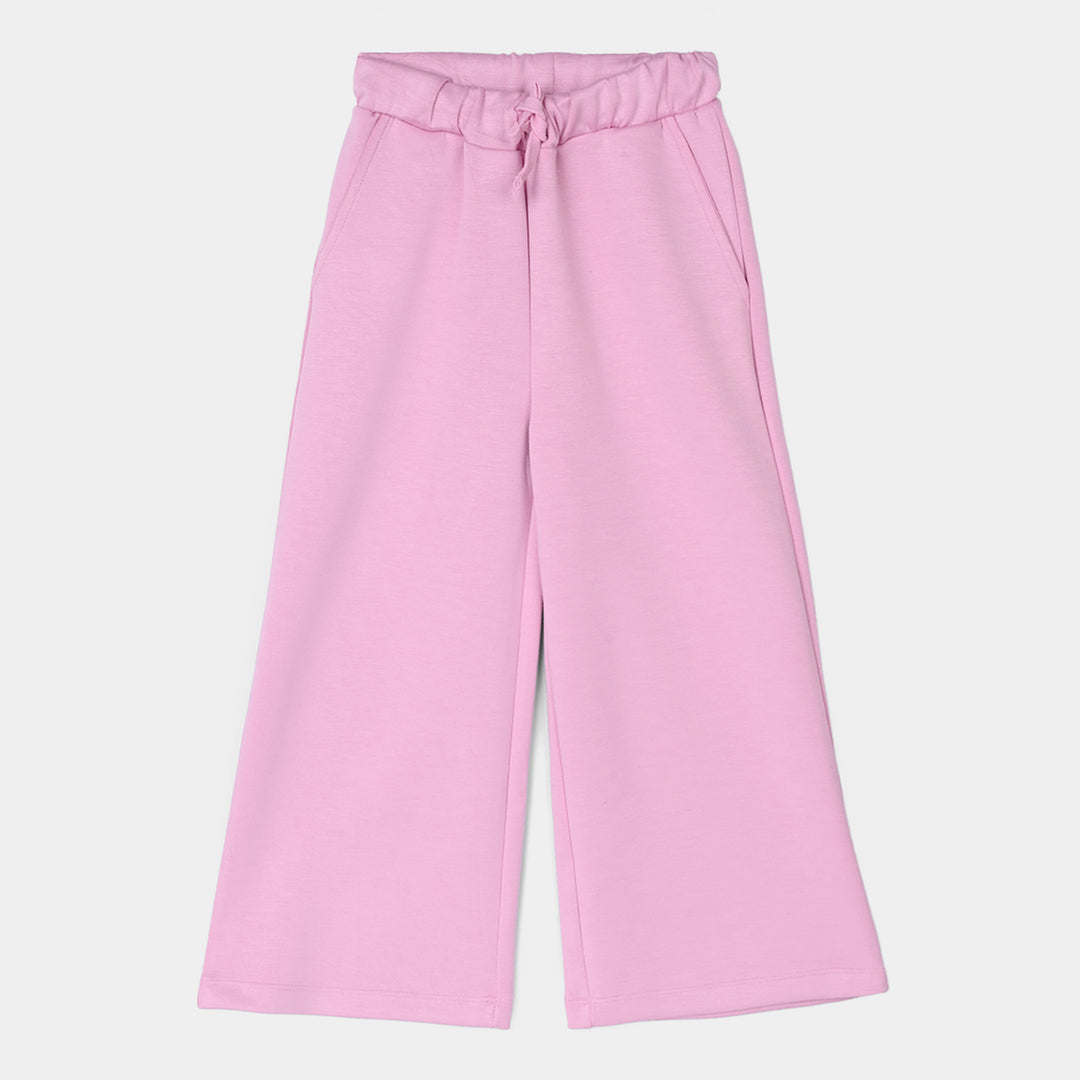 Girls Fleece 2 Piece Suit LOVE YOUR SELF-Purple