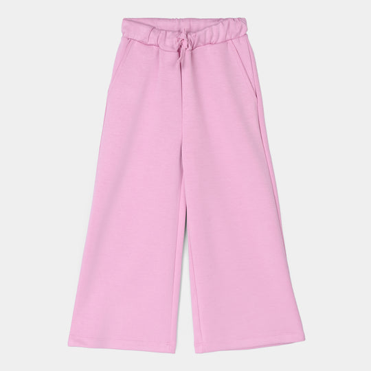 Girls Fleece 2 Piece Suit LOVE YOUR SELF-Purple