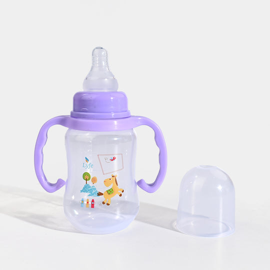 Lyfe Baby Plastic Feeding Bottle 5Oz |150ml | Natural Purple