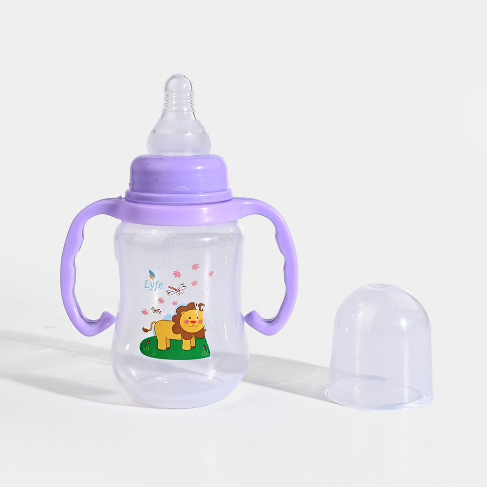 Lyfe Baby Plastic Feeding Bottle 5Oz |150ml | Natural Purple