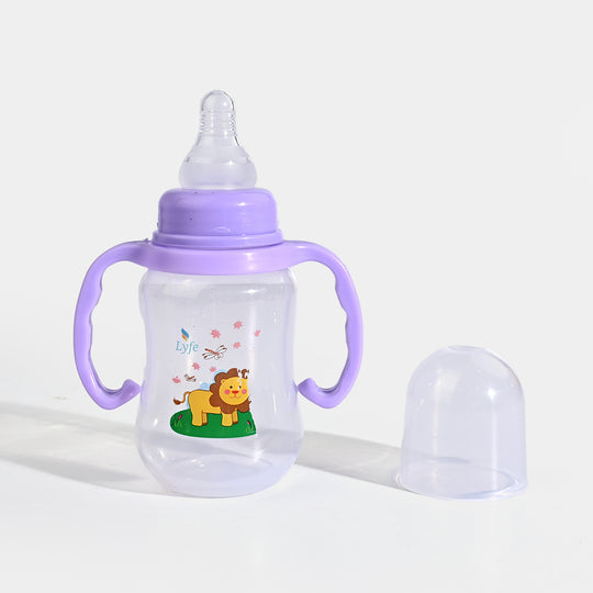 Lyfe Baby Plastic Feeding Bottle 5Oz |150ml | Natural Purple