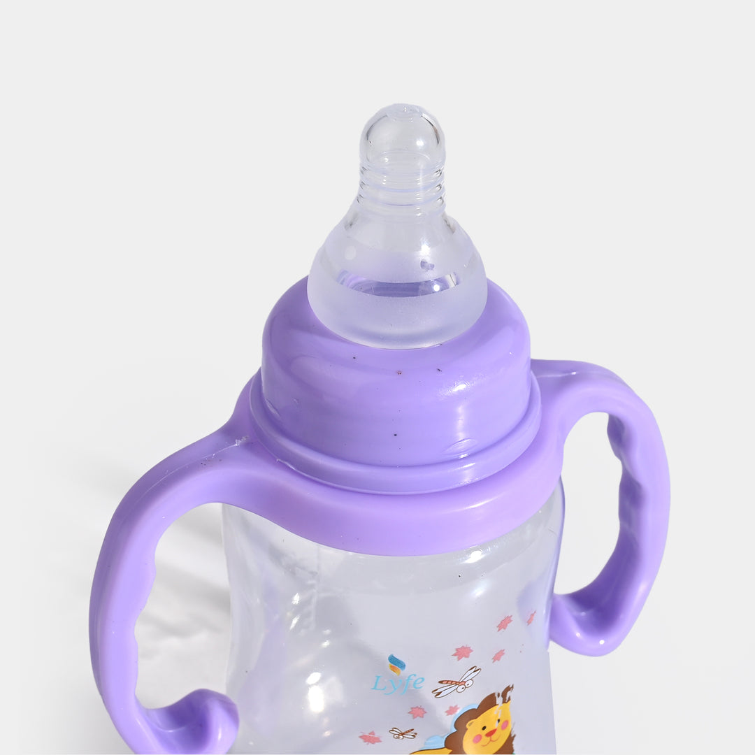 Lyfe Baby Plastic Feeding Bottle 5Oz |150ml | Natural Purple
