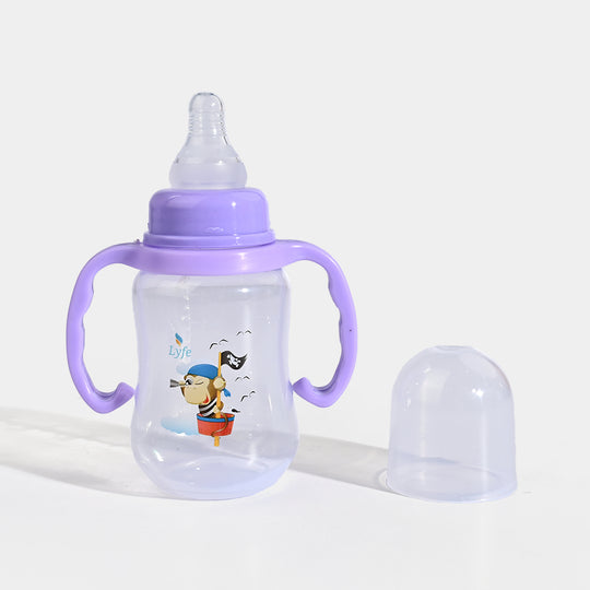 Lyfe Baby Plastic Feeding Bottle 5Oz |150ml | Natural Purple