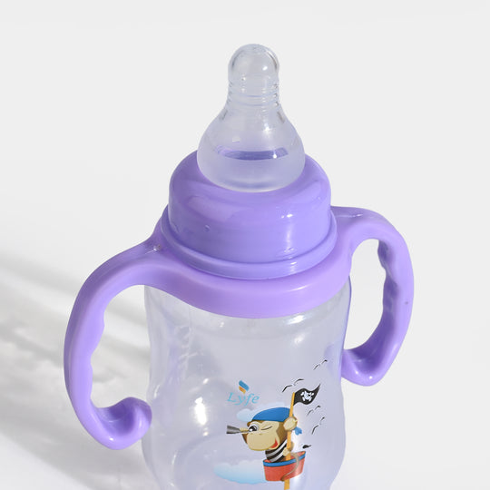 Lyfe Baby Plastic Feeding Bottle 5Oz |150ml | Natural Purple