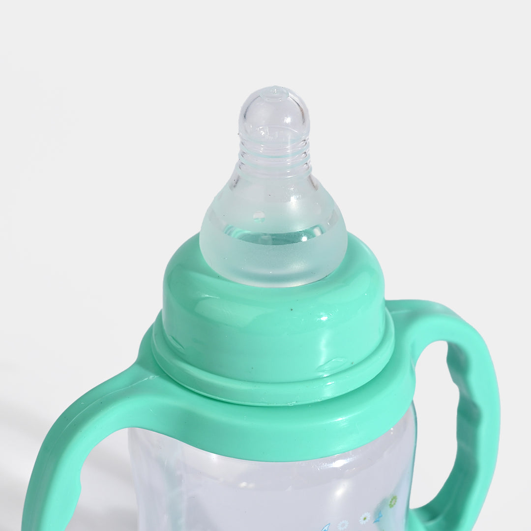 Lyfe Baby Plastic Feeding Bottle 5Oz |150ml |Basic Natural Green