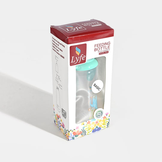 Lyfe Baby Plastic Feeding Bottle 9Oz |280ml |Natural Green