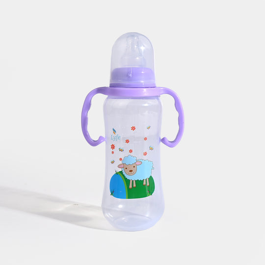 Lyfe Baby Plastic Feeding Bottle 9Oz |280ml |Basic Purple