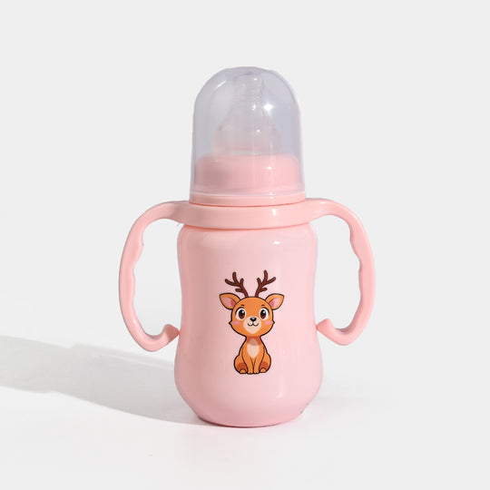 Lyfe Baby Plastic Feeding Bottle 5Oz |150ml | Basic Pink