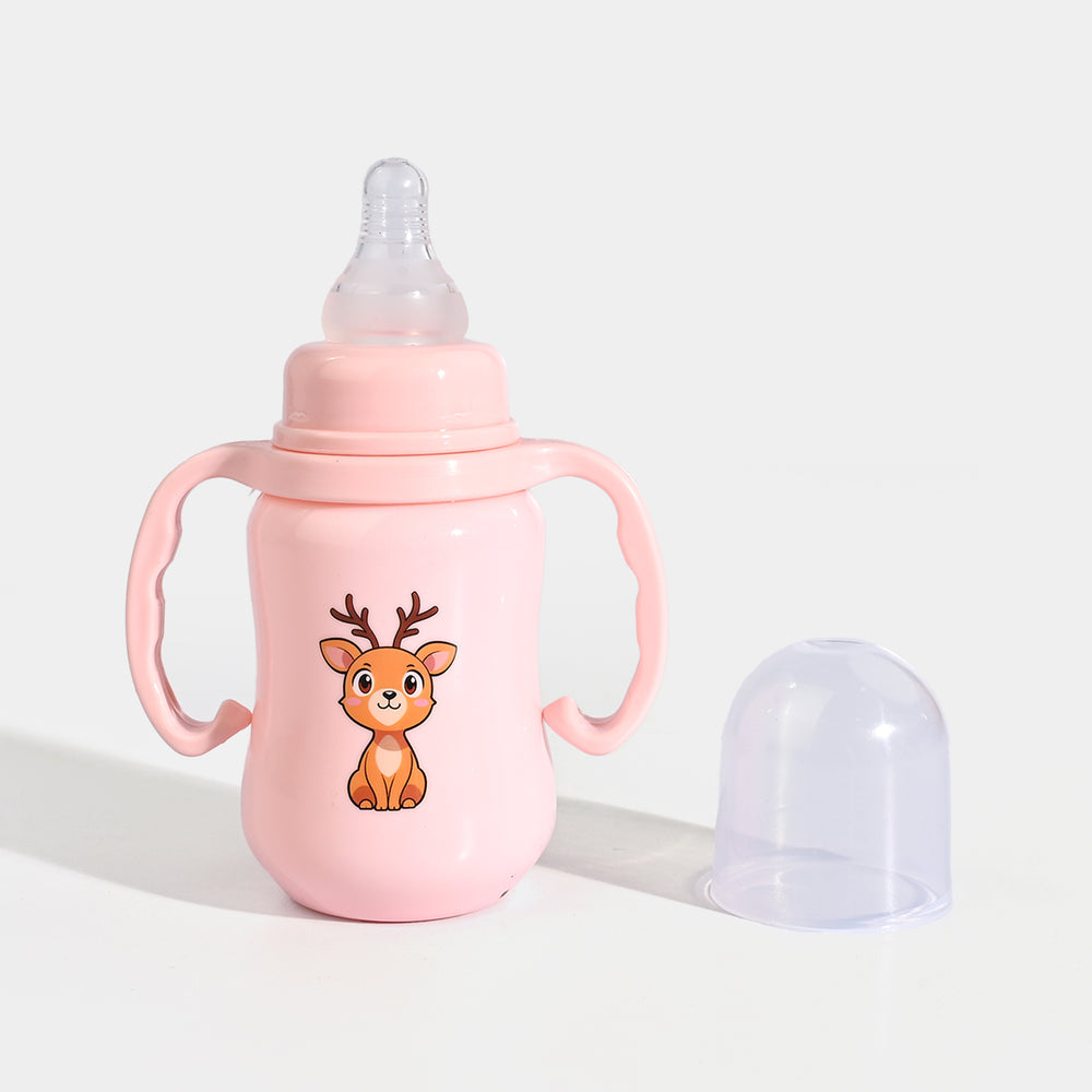 Lyfe Baby Plastic Feeding Bottle 5Oz |150ml | Basic Pink